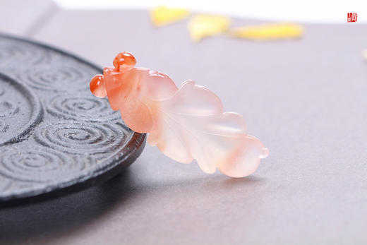 南红冰飘金鱼【吉庆有余】吊坠 配精美挂绳 商品图3