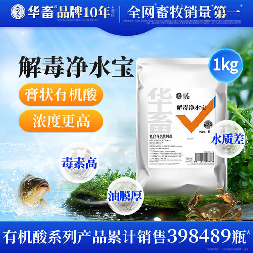 华畜水产解毒净水宝1kg 膏状有机酸 浓度更高SZ 商品图0