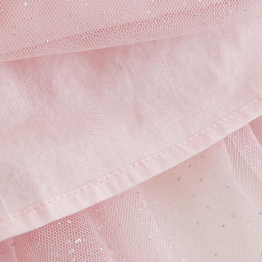 【马克珍妮 芦芙】2024夏装新款女童小飞袖网纱蛋糕连衣裙240863 商品图5