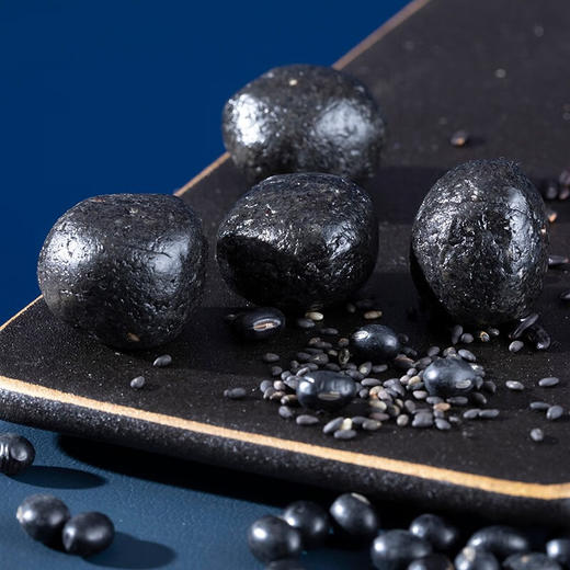 燕之坊黑芝麻丸糕点芝麻球休闲零食独立包装黑芝麻丸铁盒礼盒 324g 商品图4