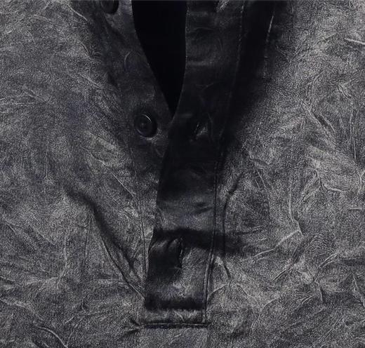 T755夏季新款炒雪花做旧款polo衫时尚百搭潮流男女短袖复古重磅上衣 商品图2