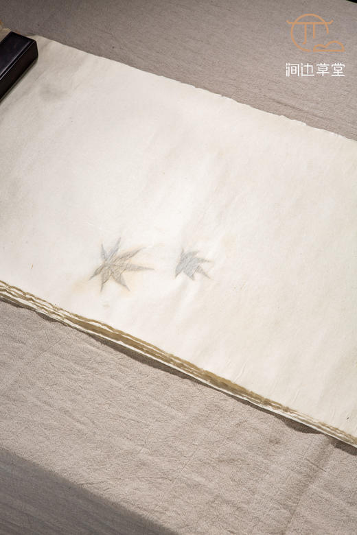 80年代日本制两层皮纸夹枫叶石州和纸 商品图5