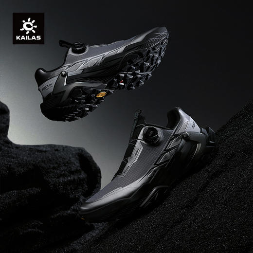 KAILAS凯乐石 户外运动 男女款低帮跑山鞋(FUGA DU BOA-黑山)KS2413140KS2413240 商品图0
