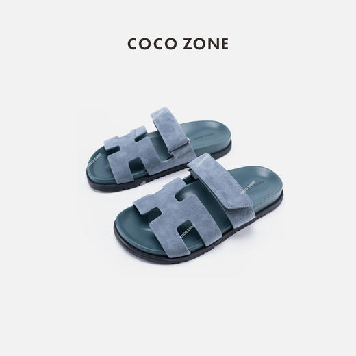 COCO ZONE2024夏季一字带平底休闲鞋外穿拖鞋CC2A0202 商品图2