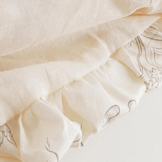 【马克珍妮 芦芙】2024年夏装新款女童清新果蔬纯棉花苞裤240519 商品图4