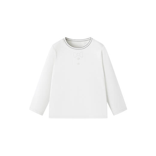 【商场同款】英氏纯棉百搭长袖T恤打底衫春季吸湿速干套头上衣 商品图6