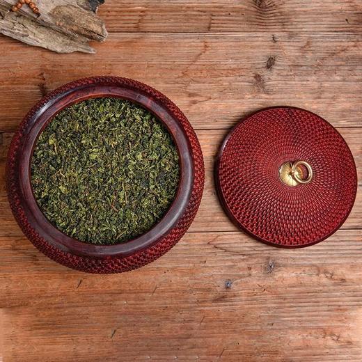 檀实木制密封罐围棋罐储茶罐实木茶道茶叶罐红木茶室摆件 商品图9