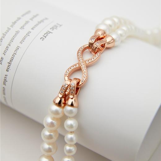 Pearl moments DUBLE爱 大小双层珍珠项链（该商品不支持用券） 商品图8