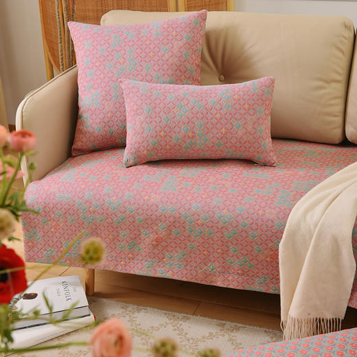 新中式传统纹样系列沙发巾和靠包棉四季通用高端轻奢防滑 商品图2