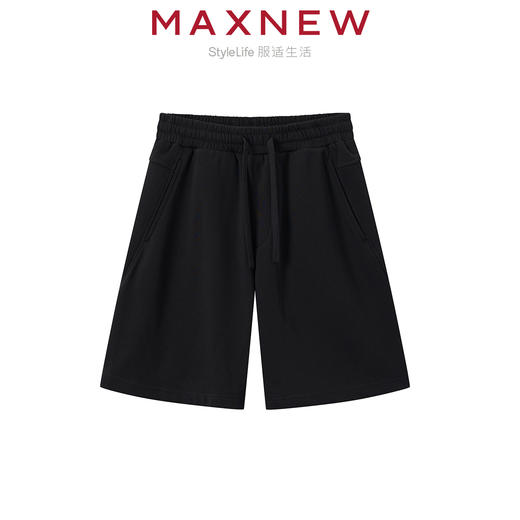 【短裤】男装335G重磅结构分割宽松五分裤 1N2114103 商品图0