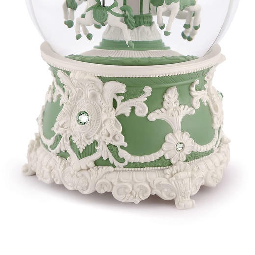 JARLL 120MM 旋转木马音乐盒水球 商品图5