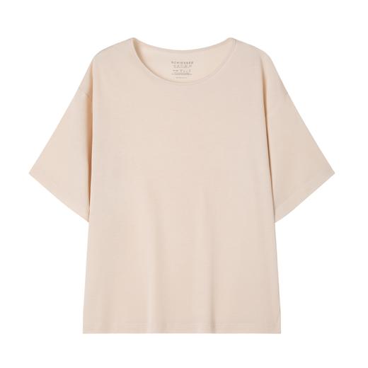 【醋酸外穿】SCHIESSER德国舒雅圆领短袖上衣，醋酸砂洗面料，有优良的吸湿性和透气性，舒适不易产生静电31/23014U 商品图1