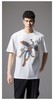 PINLI品立新中式2024夏季新款烫钻凤凰短袖T恤男士国潮休闲体恤BG242111038 商品缩略图2
