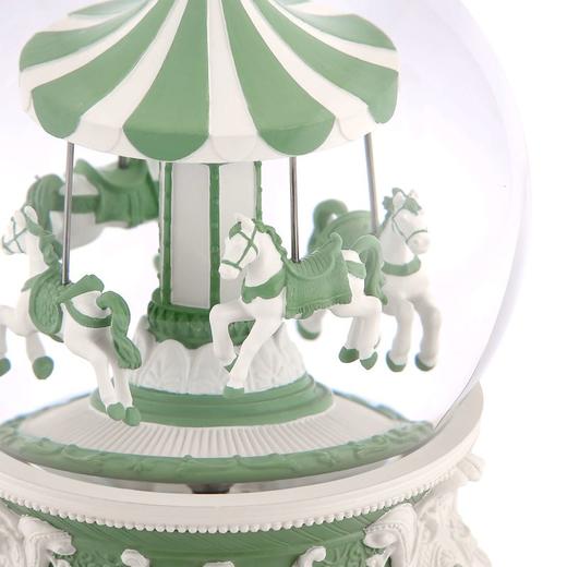 JARLL 120MM 旋转木马音乐盒水球 商品图6