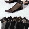 TZF-春夏韩版玻璃丝袜冰丝中筒袜子水晶女袜棉底丝袜时尚 商品缩略图4