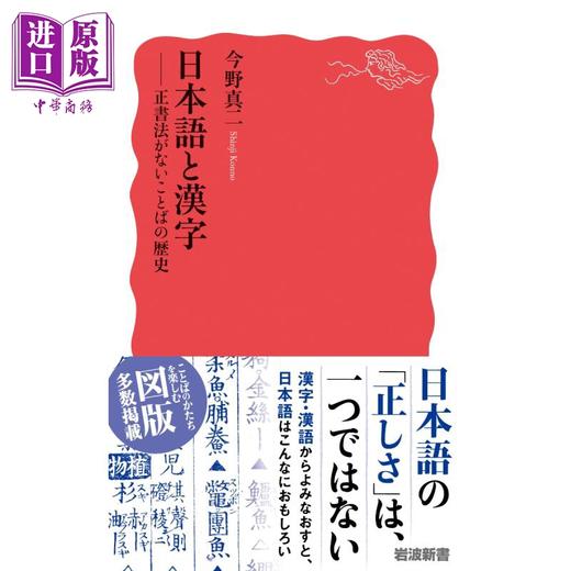 预售 【中商原版】日语与汉字 没有正字法的语言历史 今野真二 日文原版 日本語と漢字 正書法がないことばの歴史 商品图1