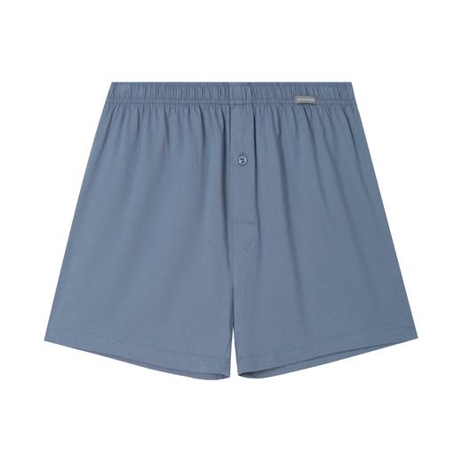 【平纹全棉阿罗裤】SCHIESSER德国舒雅BOXER（2条装）全棉平纹布面料，灰白几何纹样错位穿插印花和素色双包装搭配39/22603X 商品图2