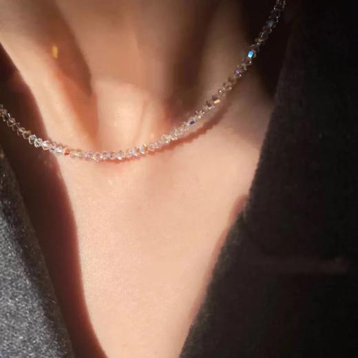 光彩夺目～缤纷闪耀！极细施华洛世奇水晶项链choker锁骨链 商品图7