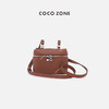 COCO ZONE2024时尚简约荔枝纹斜挎包气质通勤风小方包CC2B0575 商品缩略图0