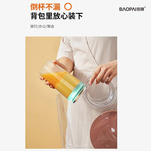 豹牌  便携式榨汁杯300ml  BP-PN058 商品图2