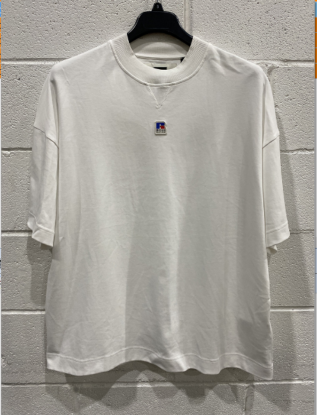 瑕疵 HUGO BOSS/胡戈波士 男士舒适百搭纯棉宽松休闲T恤