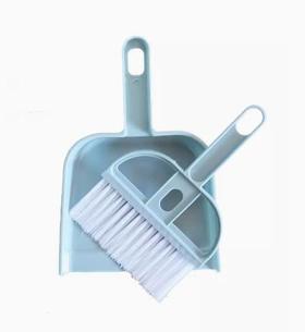 [园艺资材] 桌面小扫把畚箕迷你套装园艺小扫帚家用手持小撮子清洁塑料垃圾铲