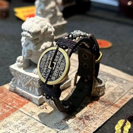 新中式文创五帝钱潮流手链复古风原创手绳 手环 商品图5