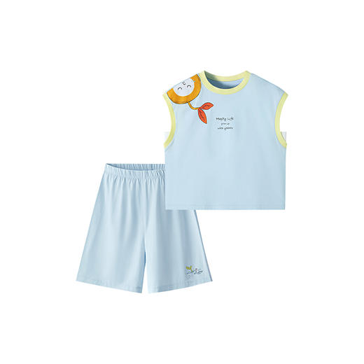 【商场同款】英氏童装居家服夏季男女宝清凉短袖居家套装新款 商品图6