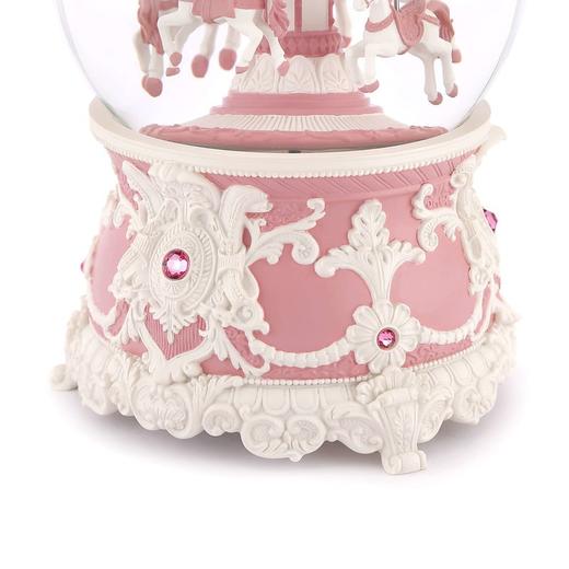 JARLL 120MM 旋转木马音乐盒水球 商品图1