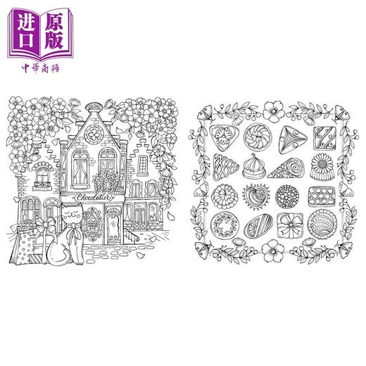 【中商原版】欧洲旅游涂色书旅 日文艺术原版 するヨーロッパ リタ・バーマン グラフィック社 商品图3