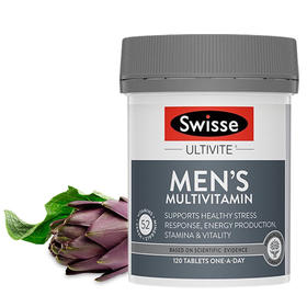 【保税直发 成都海关】 Swisse斯维诗 男士复合维生素 120片/瓶