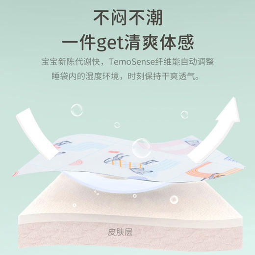 良良织梦分腿睡袋24sp蓝/粉（80#-100#） 商品图2