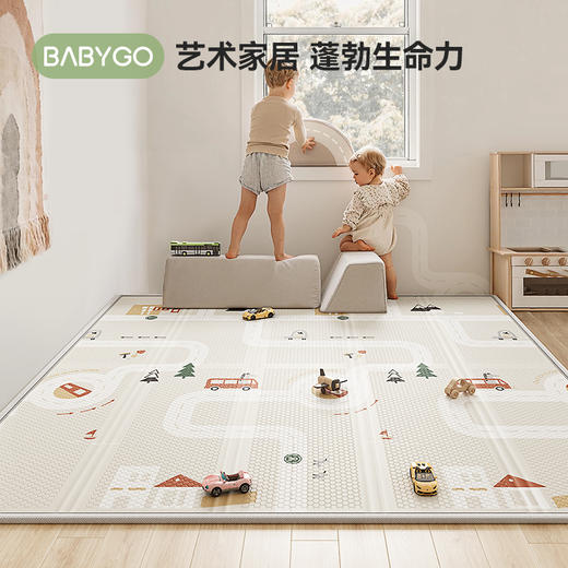 【BG】BABYGO 儿童折叠垫xpe材质爬行垫安全无味可折叠垫子 商品图2