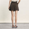 谜底阔腿短裤女2024年夏季新品简约百搭A型宽松休闲短裤242MK0575 商品缩略图2