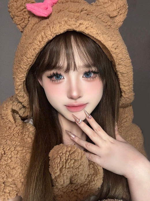 『本店实拍』Annie-通透混血/双高光-中/大直径美瞳合集-14.5mm【日抛0-800度 无525/575】着色13.4-13.85mm 商品图2