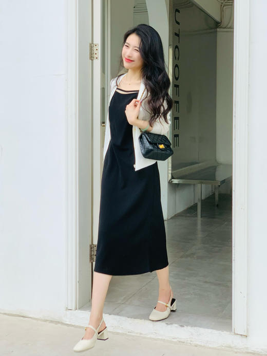 【百图lulu定制】【玛丽珍中跟鞋】牛皮超纤 弹力带 4.5cm中跟 玛丽珍鞋 商品图3