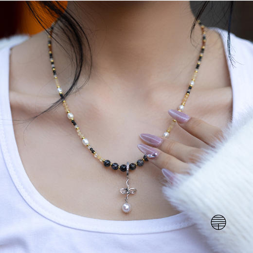 万物三千｜智慧眼 淡水珍珠  吊坠双圈手链、项链 商品图4