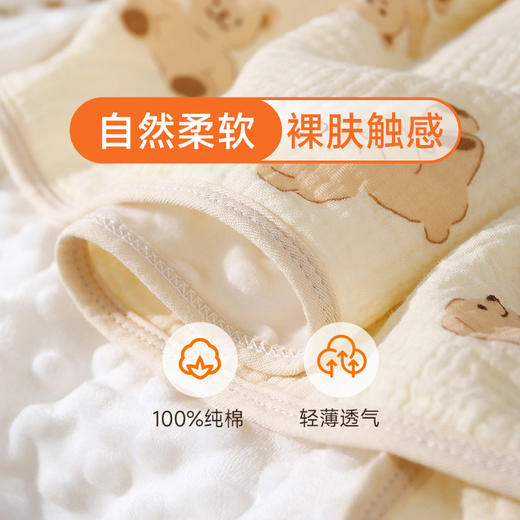 【AB双面可用！安抚保暖双重呵护】豆豆毯婴儿a类绉布童被抱被豆豆绒盖毯幼儿园宝宝卡通四季空调被 商品图2