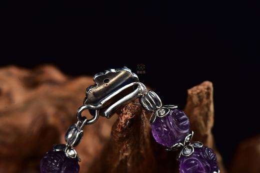 【双喜临门】紫琉璃老银手串-YS2403135 商品图6