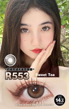 cheoco 日抛美瞳 R553半响甜茶 直径14.5mm 着色14.0mm