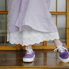 【茉莉私服】绽放281朵/白色纯棉蕾丝下摆连衣裙叠穿打底吊带长裙 商品缩略图3