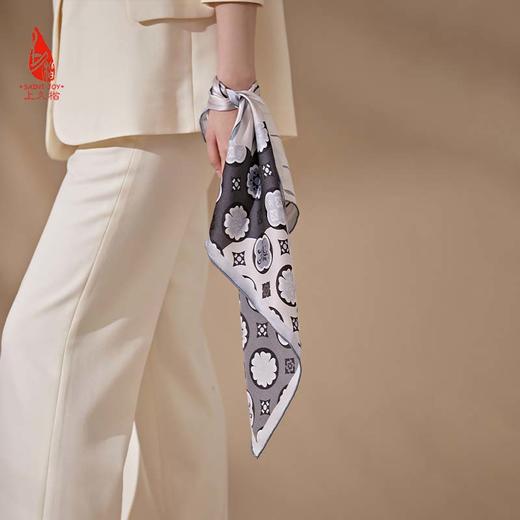 SAINTJOY/上久楷礼盒  螺钿笙  真丝方巾 FJS23054  真丝领带PZS23A01 商品图5