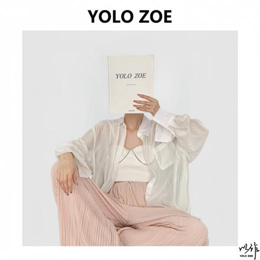 心选丨YOLO ZOE以作 兰精天丝衬衫 商品图1