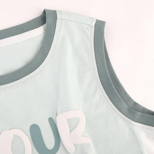 棉果果夏季新品男童无袖T恤M212170224281 商品图4