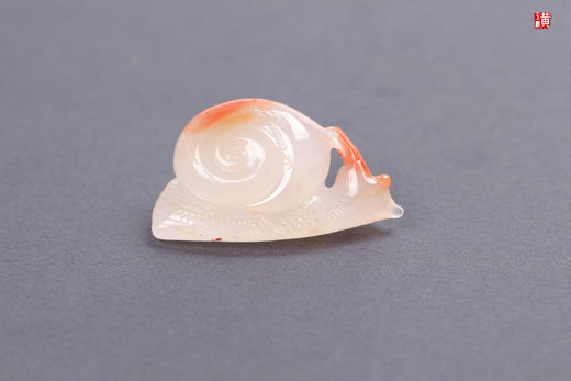 南红冰飘【蜗牛】吊坠 配精美挂绳 商品图1