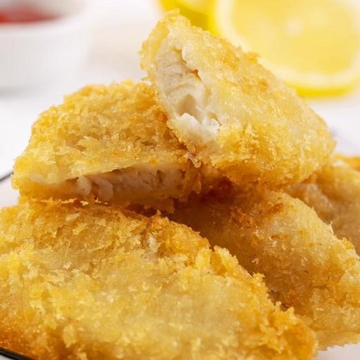 【营养好吃！深海鳕鱼排310g】肉质细腻鲜嫩，淡淡奶香味，宝宝爱吃！半成品冷冻儿童油炸小吃空气炸锅食材鳕鱼条 商品图2