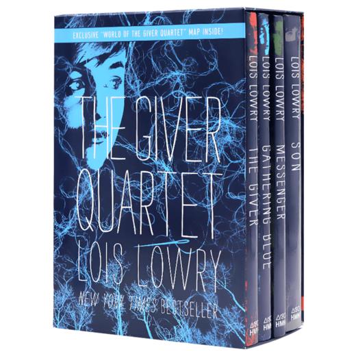 Collins柯林斯 英文原版 记忆传授人四部曲盒装 The Giver Quartet Boxed Set Lois Lowry 历史刺绣人 森林送信人 儿子 纽伯瑞儿童文学小说 全英文版 商品图4