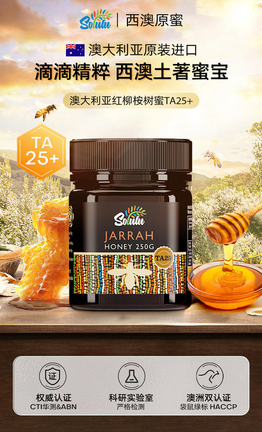 Solulu  嘉拉蜂蜜 TA25+    250g 商品图0