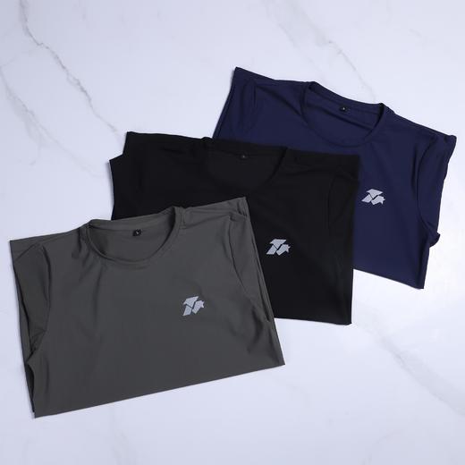 【冰丝体感短袖套装】夏季男女同款冰丝跑步健身运动套装03h 商品图7