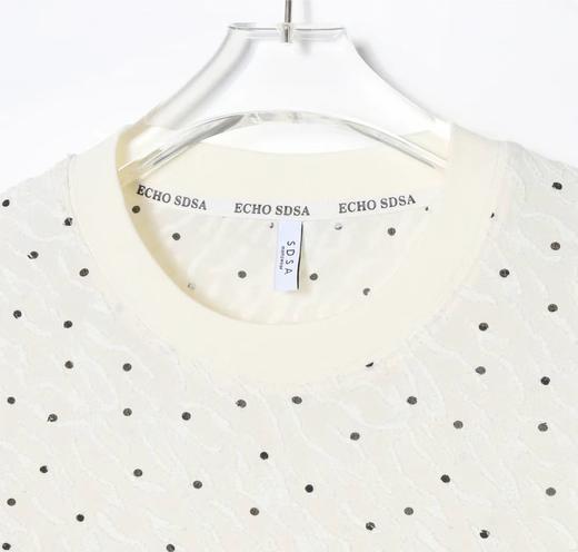 T756夏季斑点提花潮流男女短袖时尚新款百搭情侣T恤休闲宽松上衣 商品图1